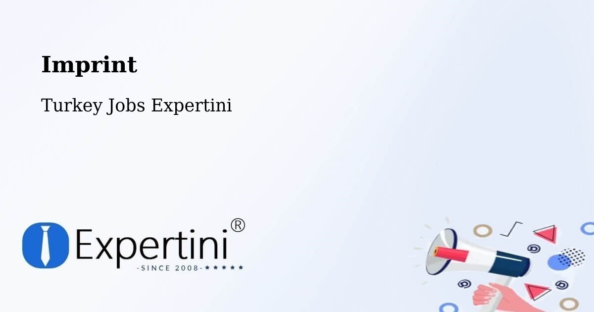 Imprint – Devrek - Turkey Jobs Expertini